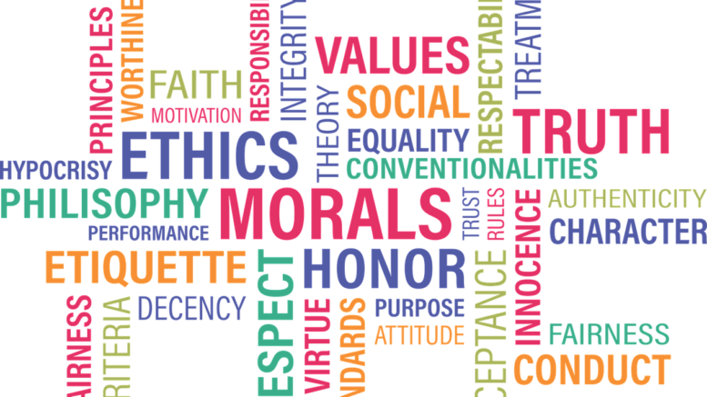 Wordcloud zu Ethik Unternehmenskommunikation